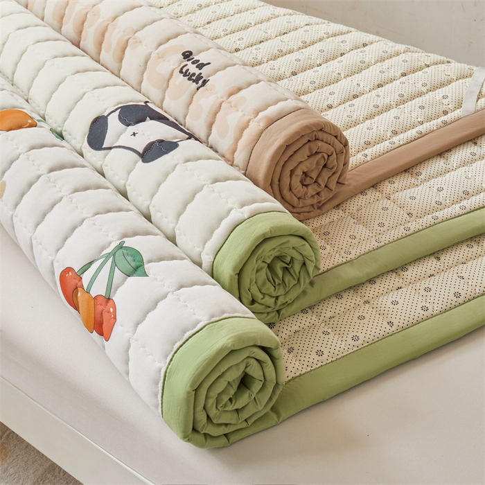 91家纺网 家纺一手货源 找家纺 （总）卡派 2024新款水洗棉学生单人床夹棉加厚床褥