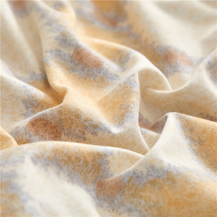 91家纺网 家纺一手货源 找家纺 沐白家居 2024新款全棉生态磨毛印花四件套系列 追光