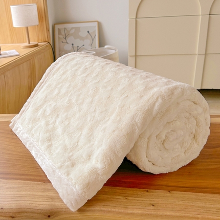 91家纺网 家纺一手货源 找家纺 （总）鑫顺欣 2025新款立体剪花兔兔绒毛毯
