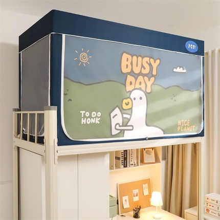 91家纺网 家纺一手货源 找家纺 （总）卓尔居 2025新款学生蚊帐遮光床帘涂层包边卡通系列