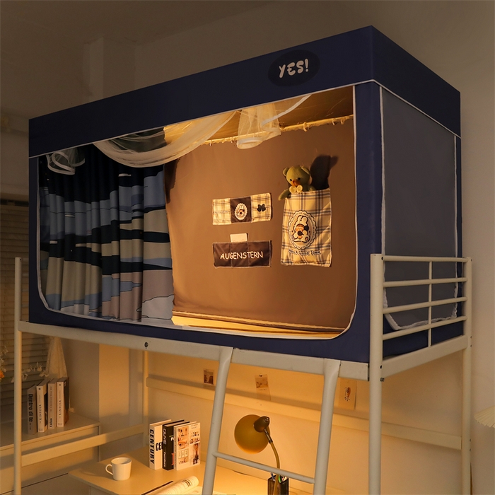 91家纺网 家纺一手货源 找家纺 卓尔居 2025新款学生遮光床帘涂层包边卡通系列 无名