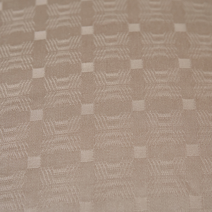 91家纺网 家纺一手货源 找家纺 雲归梦 2024新款全棉提花活性高支密轻奢四件套 曲线格-香槟金