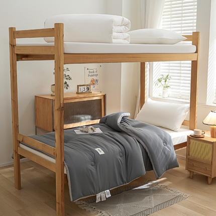 91家纺网 家纺一手货源 找家纺 （总）一加一 2025新款抗菌立体贴标单人宿舍被学生被