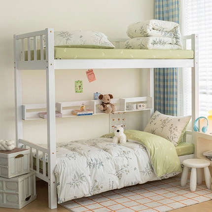 倾慕家纺 2024新款清新风纯棉印花学生套件系列 初夏