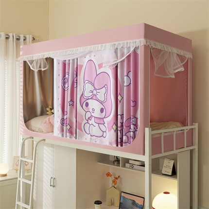 91家纺网 家纺一手货源 找家纺 （总）卓尔居 2025新款学生蚊帐遮光床帘涂层包边卡通IP系列