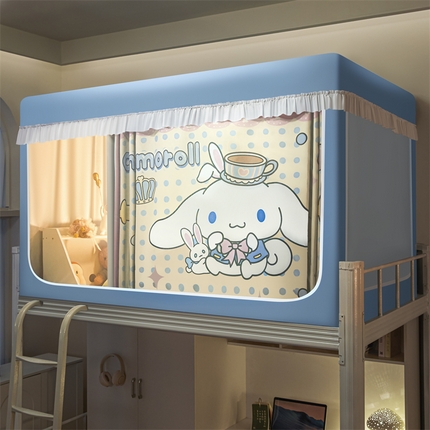 91家纺网 家纺一手货源 找家纺 （总）卓尔居 2025新款学生蚊帐遮光床帘涂层包边卡通IP系列