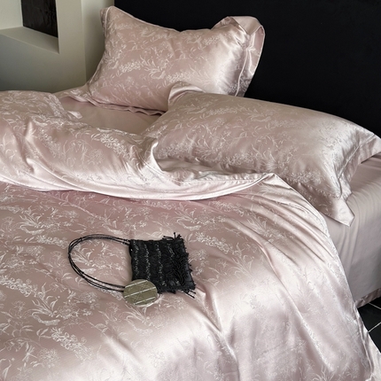 91家纺网 家纺一手货源 找家纺 （总）鹿班家居 2024新款高精密锦缎大提花长绒棉系列——十里清欢（标准会员-20）