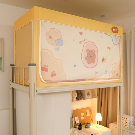 91家纺网 家纺一手货源 找家纺 （总）卓尔居 2025新款学生蚊帐遮光床帘涂层包边卡通系列