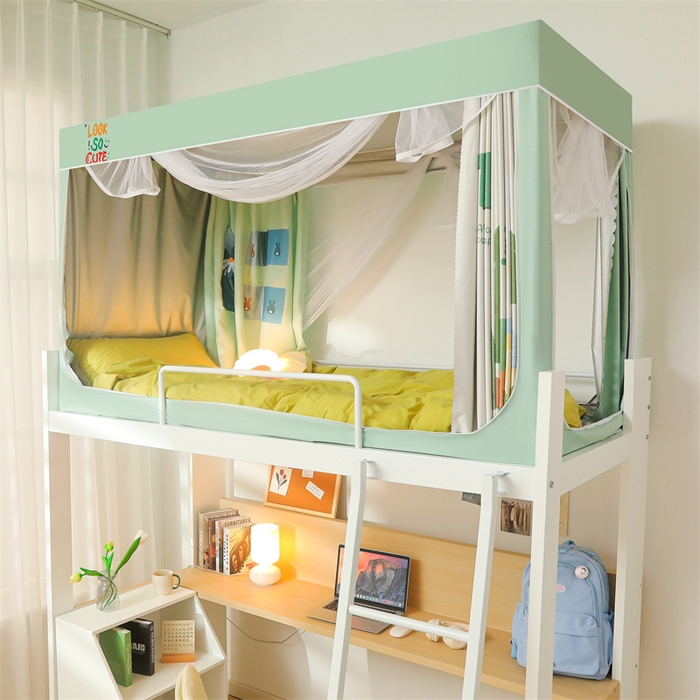 91家纺网 家纺一手货源 找家纺 卓尔居 2025新款学生遮光床帘涂层包边卡通系列 森林