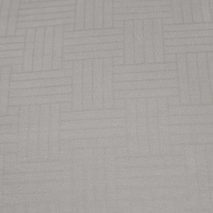 91家纺网 家纺一手货源 找家纺 雲归梦 2024新款全棉提花活性高支密轻奢四件套 细条纹-浅灰