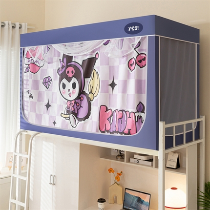 91家纺网 家纺一手货源 找家纺 （总）卓尔居 2025新款学生蚊帐遮光床帘涂层包边卡通IP系列