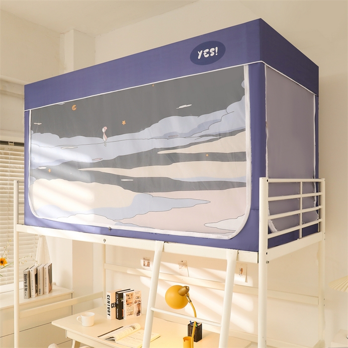 91家纺网 家纺一手货源 找家纺 卓尔居 2025新款学生遮光床帘涂层包边卡通系列 无名