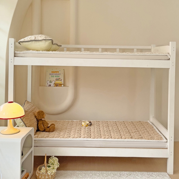 91家纺网 家纺一手货源 找家纺 米柳家纺 2024新款塔芙绒夹棉垫子 咖色