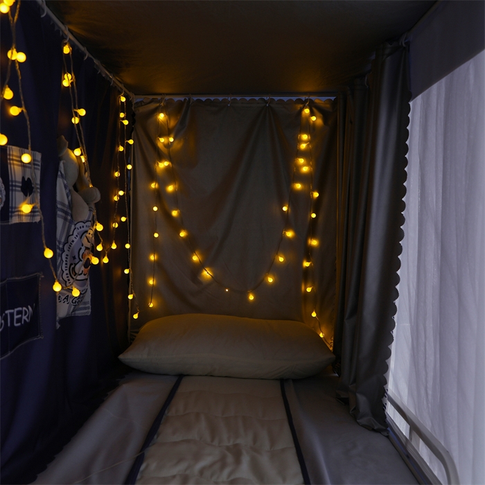 91家纺网 家纺一手货源 找家纺 卓尔居 2025新款学生遮光床帘涂层包边卡通系列 奶糖兔