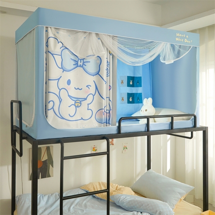 91家纺网 家纺一手货源 找家纺 （总）卓尔居 2025新款学生蚊帐遮光床帘涂层包边卡通IP系列