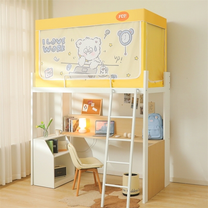 91家纺网 家纺一手货源 找家纺 （总）卓尔居 2025新款学生蚊帐遮光床帘涂层包边卡通系列