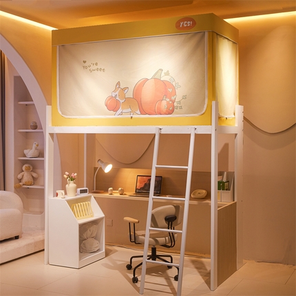 91家纺网 家纺一手货源 找家纺 （总）卓尔居 2025新款学生蚊帐遮光床帘涂层包边卡通系列