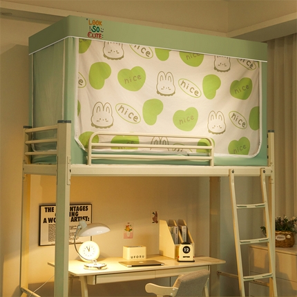 91家纺网 家纺一手货源 找家纺 （总）卓尔居 2025新款学生蚊帐遮光床帘涂层包边卡通系列