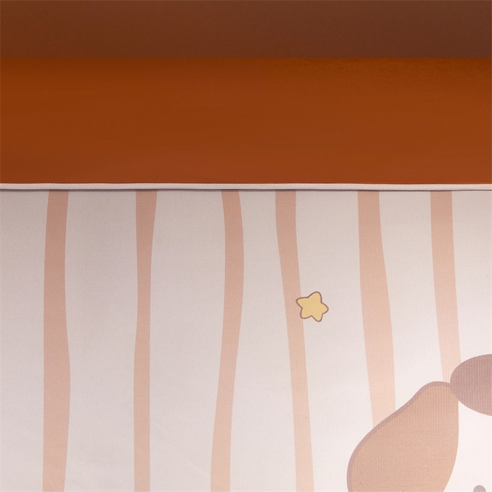 91家纺网 家纺一手货源 找家纺 卓尔居 2025新款学生遮光床帘涂层包边卡通系列 帕尼尼