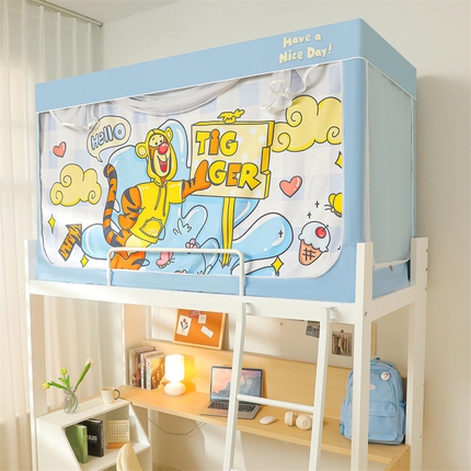 91家纺网 家纺一手货源 找家纺 （总）卓尔居 2025新款学生蚊帐遮光床帘涂层包边卡通IP系列