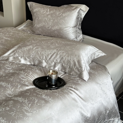 91家纺网 家纺一手货源 找家纺 （总）鹿班家居 2024新款高精密锦缎大提花长绒棉系列——十里清欢（标准会员-20）