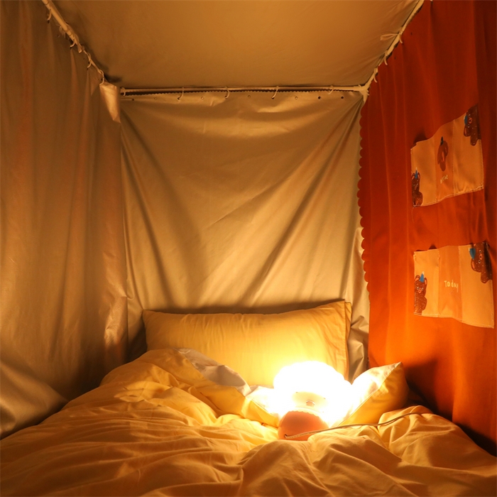 91家纺网 家纺一手货源 找家纺 卓尔居 2025新款学生遮光床帘涂层包边卡通IP系列 奇奇蒂蒂