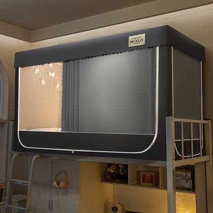 91家纺网 家纺一手货源 找家纺 （总）世婕 2025新款学生床幔遮光防蚊学生蚊帐宿舍蚊帐