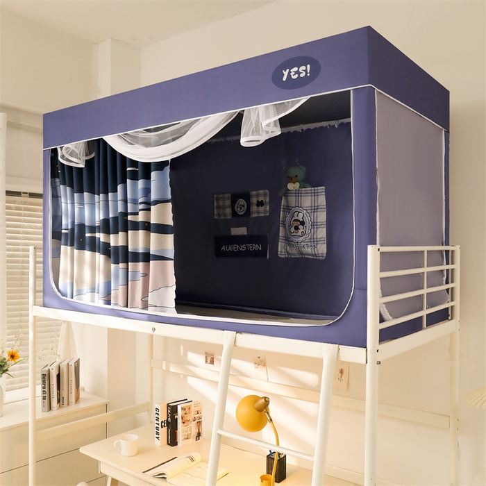 91家纺网 家纺一手货源 找家纺 卓尔居 2025新款学生遮光床帘涂层包边卡通系列 无名