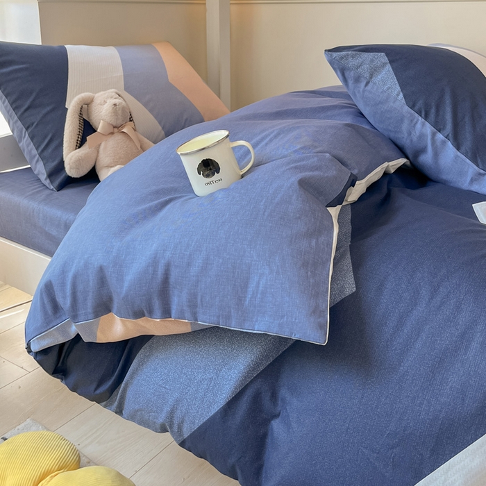 91家纺网 家纺一手货源 找家纺 雅居纺 2024新款全棉印花学生季套件 时尚潮流