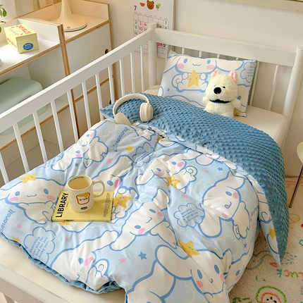 （总）希诺家居 2024新款正版授权多功能A类针织豆豆毯豆豆被有拉链可拆洗被子儿童学生被子