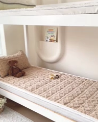 91家纺网 家纺一手货源 找家纺 米柳家纺 2024新款塔芙绒夹棉垫子 米色