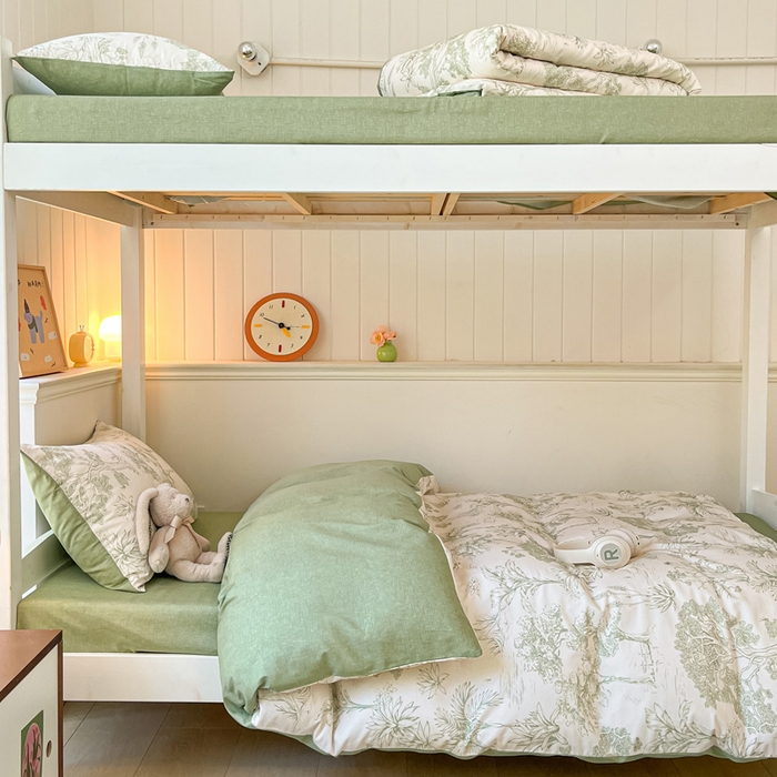 91家纺网 家纺一手货源 找家纺 雅居纺 2024新款全棉印花学生季套件 奇遇森林