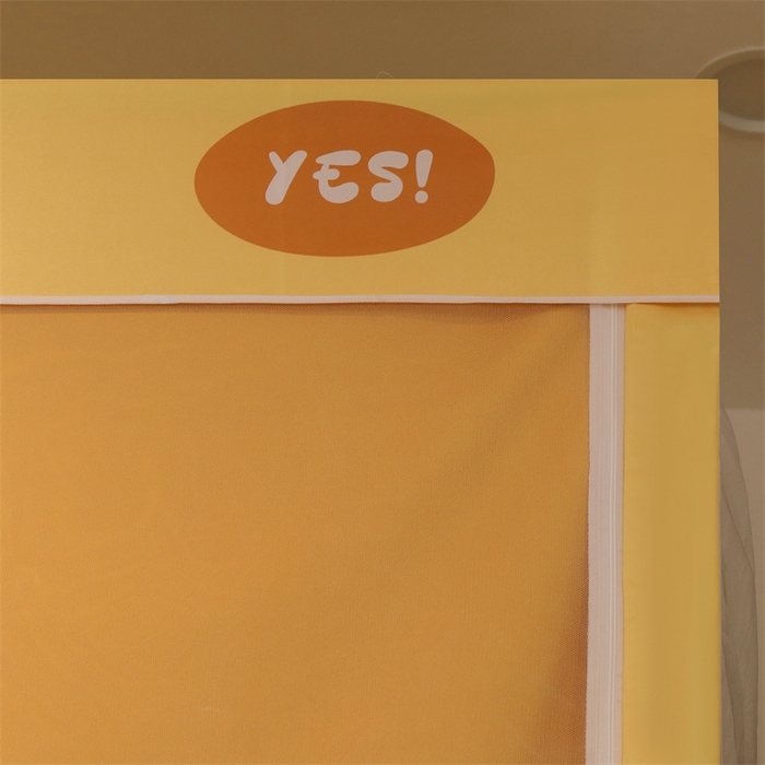 91家纺网 家纺一手货源 找家纺 卓尔居 2025新款学生遮光床帘涂层包边卡通系列 美式男孩