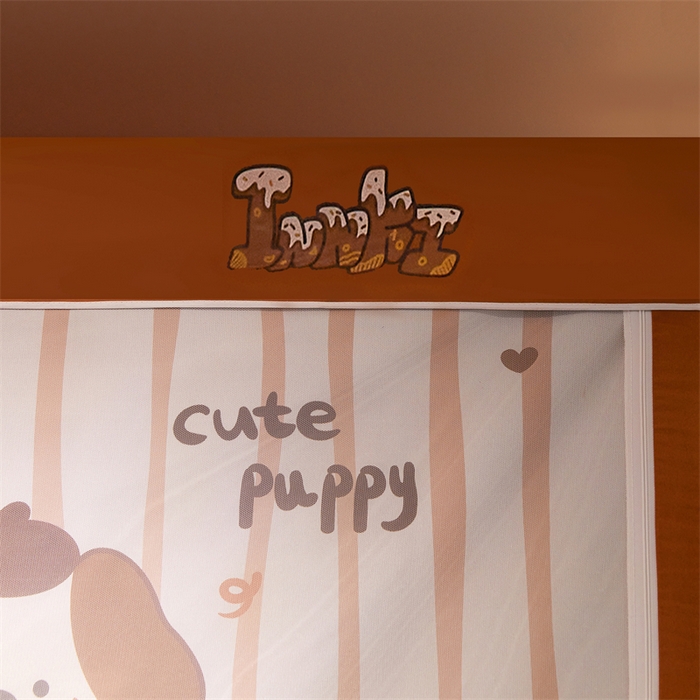 91家纺网 家纺一手货源 找家纺 卓尔居 2025新款学生遮光床帘涂层包边卡通系列 帕尼尼