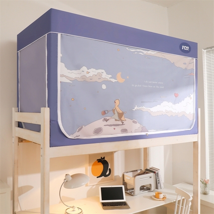 91家纺网 家纺一手货源 找家纺 （总）卓尔居 2025新款学生蚊帐遮光床帘涂层包边卡通系列