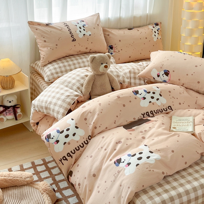 91家纺网 家纺一手货源 找家纺 （总）雅居纺 2024新款全棉印花四件套