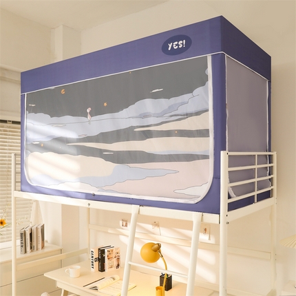 91家纺网 家纺一手货源 找家纺 （总）卓尔居 2025新款学生蚊帐遮光床帘涂层包边卡通系列