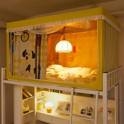 91家纺网 家纺一手货源 找家纺 （总）卓尔居 2025新款学生蚊帐遮光床帘涂层花边卡通系列