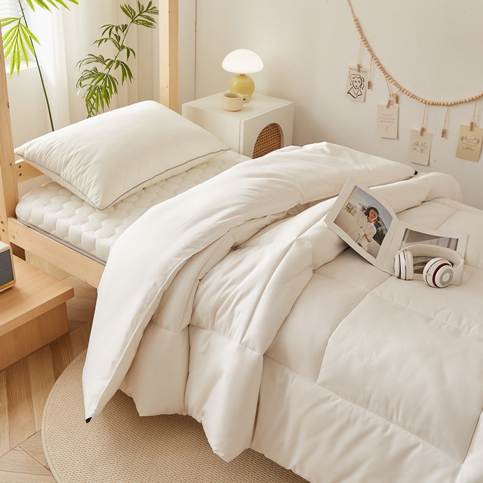 91家纺网 家纺一手货源 找家纺 卡派 2024新款学生宿舍专用被芯+床垫 被子