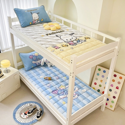 米帛家纺 2024新款三丽鸥牛奶绒学生软垫 爆米花帕恰狗