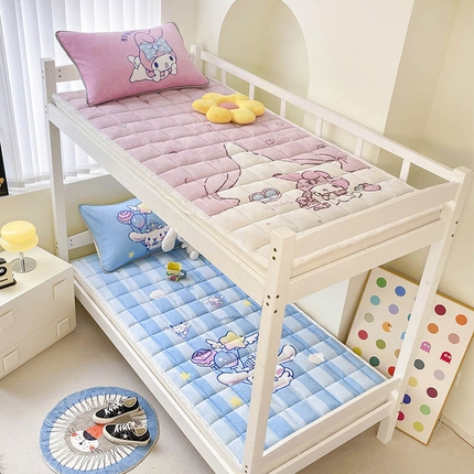 米帛家纺 2024新款三丽鸥牛奶绒学生软垫 窗帘美乐蒂