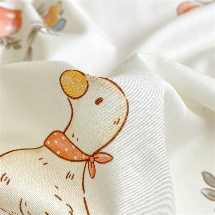 91家纺网 家纺一手货源 找家纺 本制 2024新款学生季全棉印花三件套 沐风