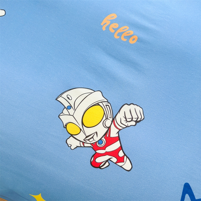 91家纺网 家纺一手货源 找家纺 2024新款授权经典奥特曼-三丽鸥全棉卡通四件套学生三件套【含防伪标】 艾斯奥特曼