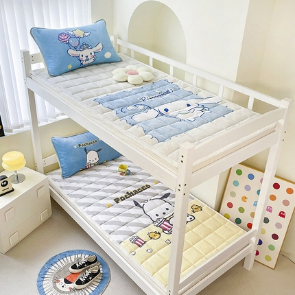 米帛家纺 2024新款三丽鸥牛奶绒学生软垫 方块玉桂狗