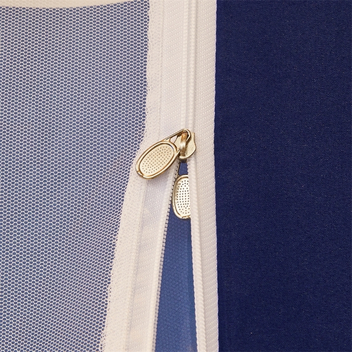 91家纺网 家纺一手货源 找家纺 迪凡保罗蚊帐 2025新款2416纳米环保加厚强遮光大版数码印花学生蚊帐（自带靠墙帘） 贪吃猫