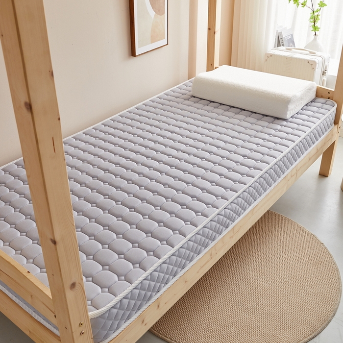 91家纺网 家纺一手货源 找家纺 卡派 2024新款单人床乳胶记忆棉立体加厚加高床垫5-10cm（面包格系列） 灰色