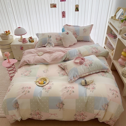 于果 2024新款全棉13370四件套(10） 花意飘香