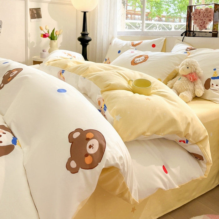 91家纺网 家纺一手货源 找家纺 （总）慕尚家纺 2025新款全棉印花四件套