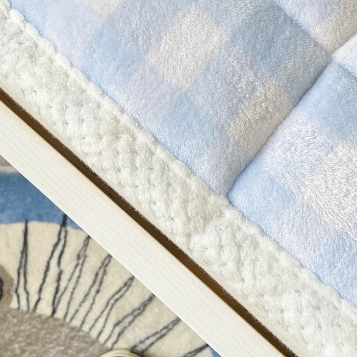 91家纺网 家纺一手货源 找家纺 米帛家纺 2024新款三丽鸥牛奶绒学生软垫 玉桂狗家族