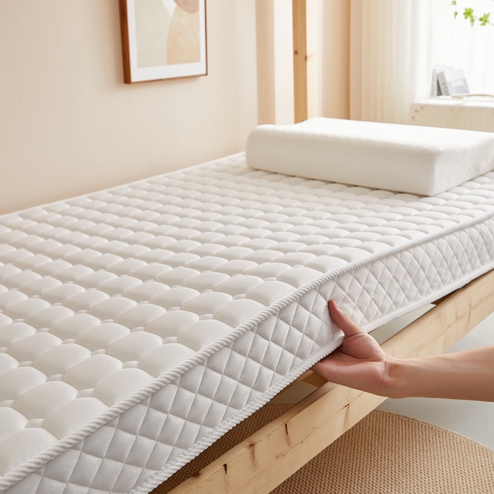 91家纺网 家纺一手货源 找家纺 （总）卡派 2024新款单人床乳胶记忆棉立体加厚加高床垫5-10cm（面包格系列）